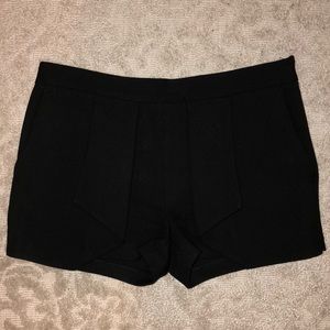 Black Zara tuxedo shorts